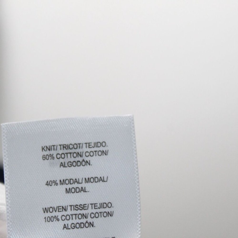NWT Lucky Brand Short Sleeve Half Button Up Shirt White Women's Medium H13423 - Picture 7 of 10